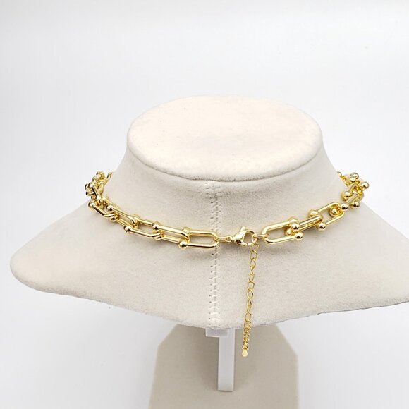 Authentic Louis Vuitton Gold Padlock with Unbranded Gold plated Chain - Picture 5 of 8